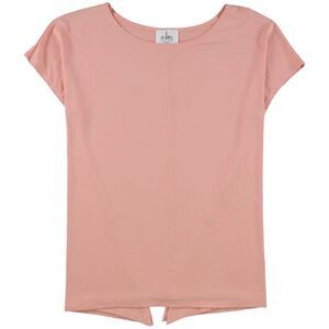 A-Line Womens Swing Basic T-Shirt, Pink, Petite, PXL, DM